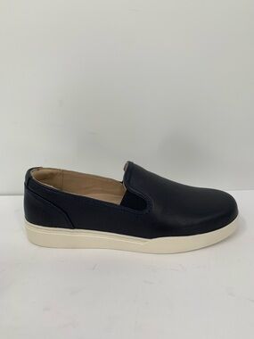 Abeo Encore Slip-on sneaker shoe navy blue leather comfort walking women new 8
